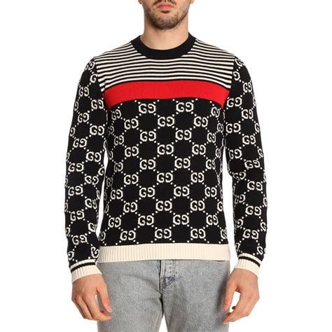 gucci man sweater|gucci sweater hoodie for men.